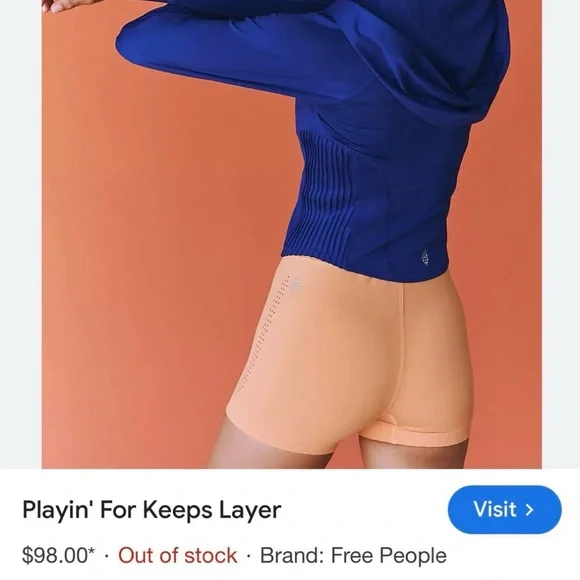 🔥SOLD🔥Free people Playin for keep dlayer jacket brand new without the tag - Picture 6 of 6